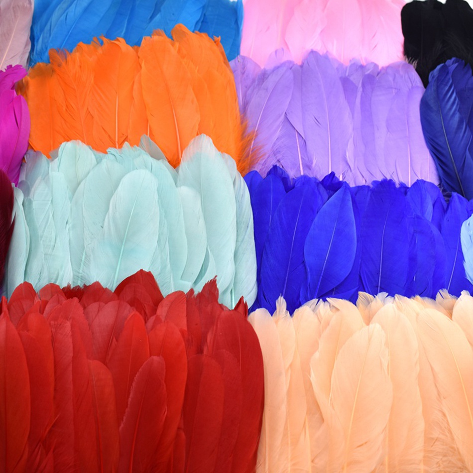 Dây Ruy Băng Lông Ngỗng Tự Nhiên 2M 15-20cm Trang Trí Tiệc Cưới / Sinh Nhật