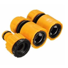 Combo 3 đầu nối ống nước chất liệu nhựa tiện dụng 8-12mm và 13-18mm