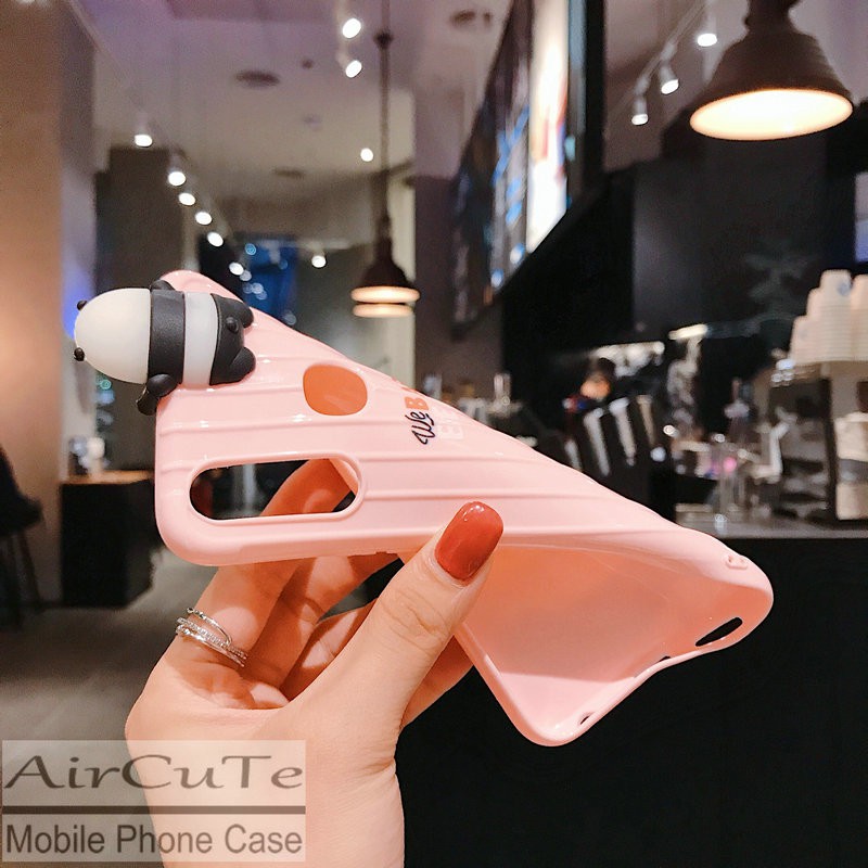 Ốp lưng OPPO A53 A93 A15 A15S A52 A92 A31 A12 A9 A7 A5 A5S A3S A1K F1s F9 Realme 5 5i 5s C3 C2 C1 2020 3D Trunk Cute Bear soft TPU Case/MYP | BigBuy360 - bigbuy360.vn