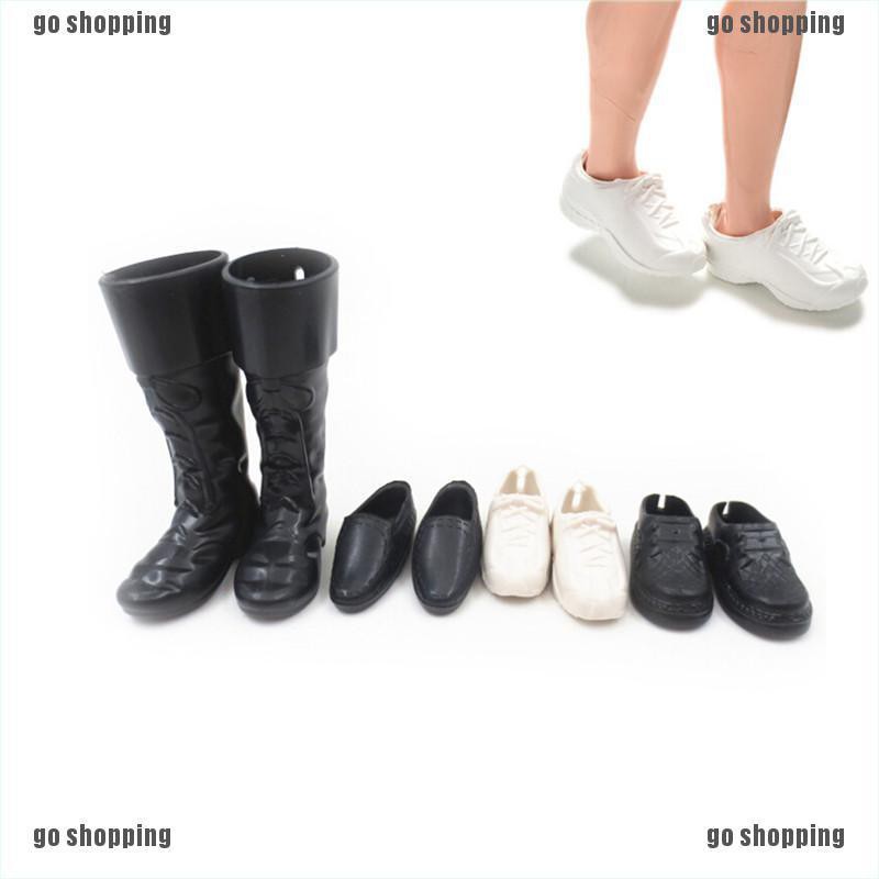 {go shopping}4 Pairs/Set Dolls Cusp Shoes Sneakers Knee High Boots for Boyfriend Dolls