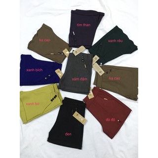Quần đùi màu cotton co giãn size 40-65kg