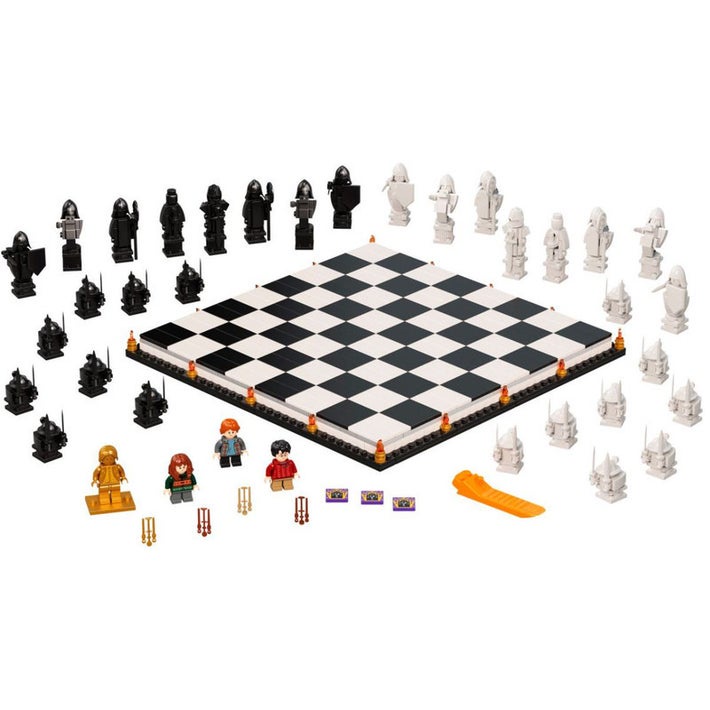 Đồ chơi lắp ráp 6056 A1028 1288 Hogwarts™ Wizard’s Chess Mô hình Bộ cờ Harry Potter