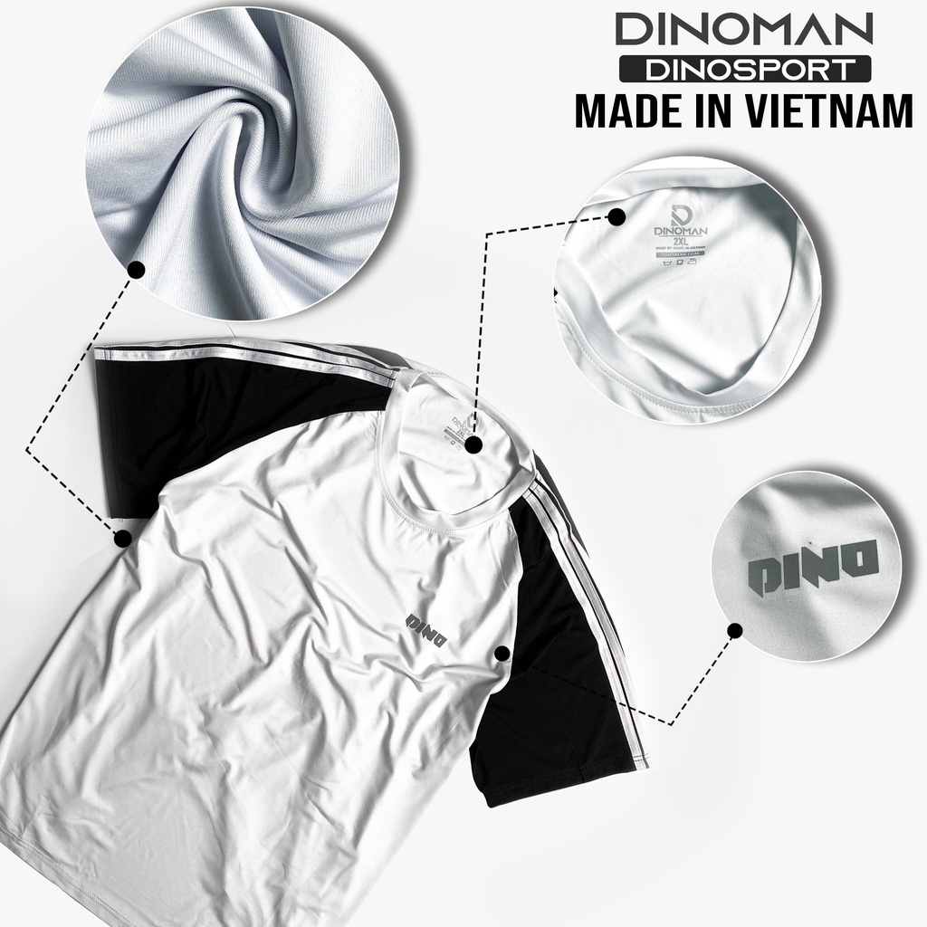Bộ Thể Thao Nam DINOMAN Vải Co Giãn 4 Chiều Cao Cấp Phù Hợp Mặc Nhà Hoặc Chơi Thể Thao