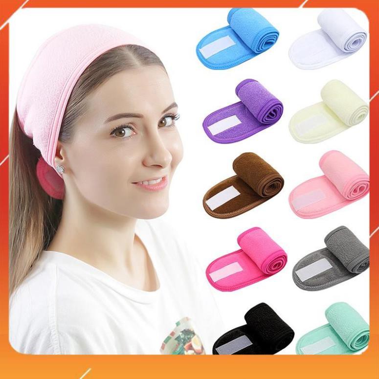 Băng đô bờm vải cho mẹ ở cữ, tập yoga, giữ gọn tóc, thấm hút mồ hôi tiện lợi HOT SALE