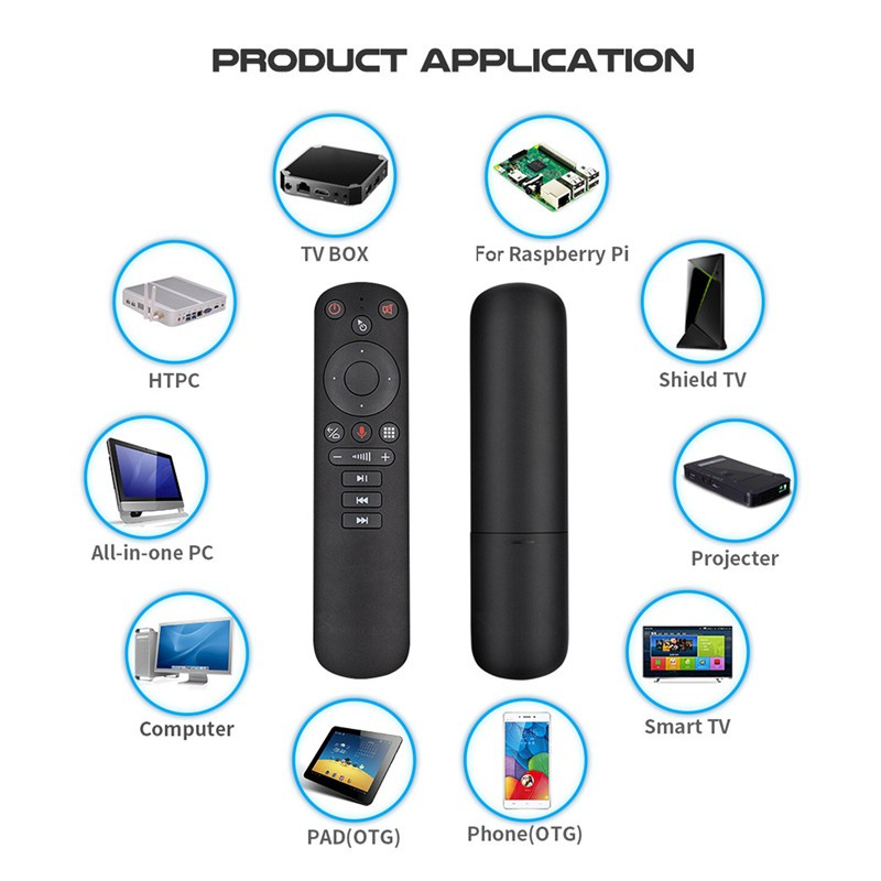 G50S Fly Air Mouse 2.4G Smart Voice Remote for X96 Mini H96 TV Box