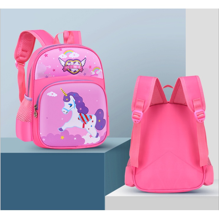 Balo Pony Hồng - Thỏ Hồng xinh yêu Cho Bé Gái Mẫu Giáo 1-5 tuổi