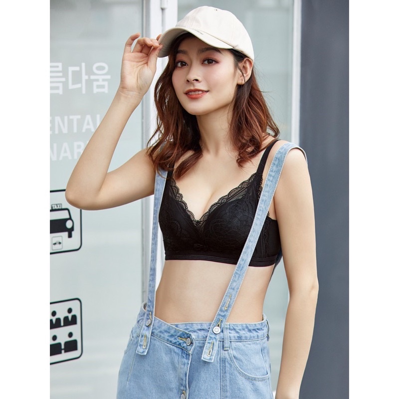 ♥️ Kèm Quà Tặng ♥️ Áo Lót nữ, Áo ngực ren dày đệm hơi mềm như ngực Thật, Xuất Mỹ Xịn