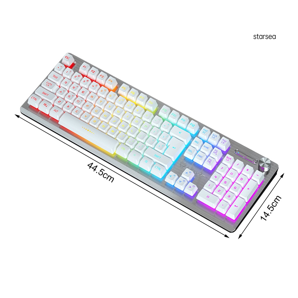 Bàn Phím Cơ Gaming Stse K002 104 Phím Có Đèn Led Nền Rgb