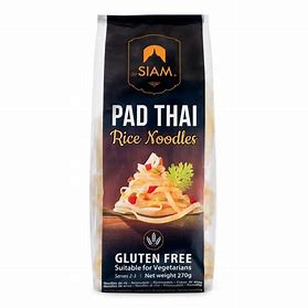 Pad Thai Rice Noodles Không Gluten Vegan hiệu de Siam Thái Lan 270g