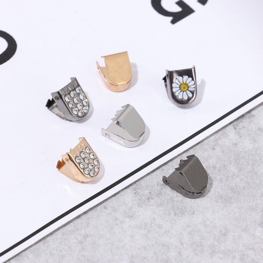 Set 10 Đầu Khóa Dây Giày Bằng Kim Loại DIY Dành Cho Nam Nữ