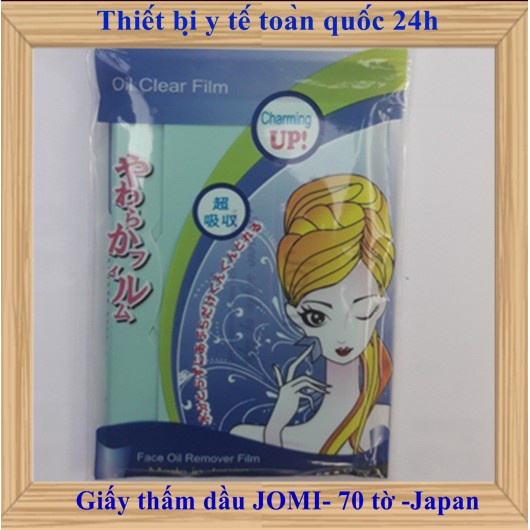 [Chính hãng] Giấy thấm dầu Jomi Nhật Bản- TÚI 70PCS