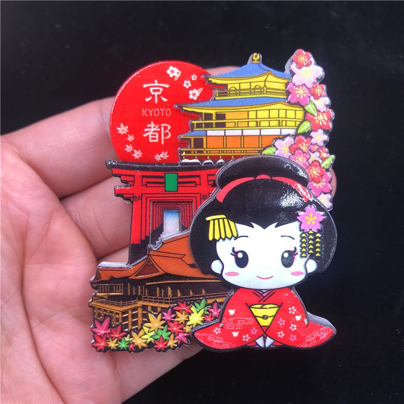 Nam Châm Dán Tủ Lạnh Du Lịch Thế Giới Du Lịch Nhật Bản Lưu Niệm Nhảy Múa ji fuji Núi sumo Hít Nam Châm