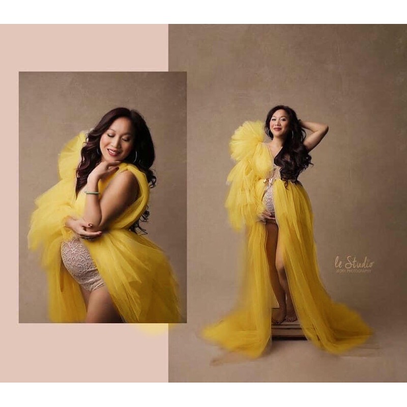 váy chụp ảnh bầu, concept ( Không kèm nội y)