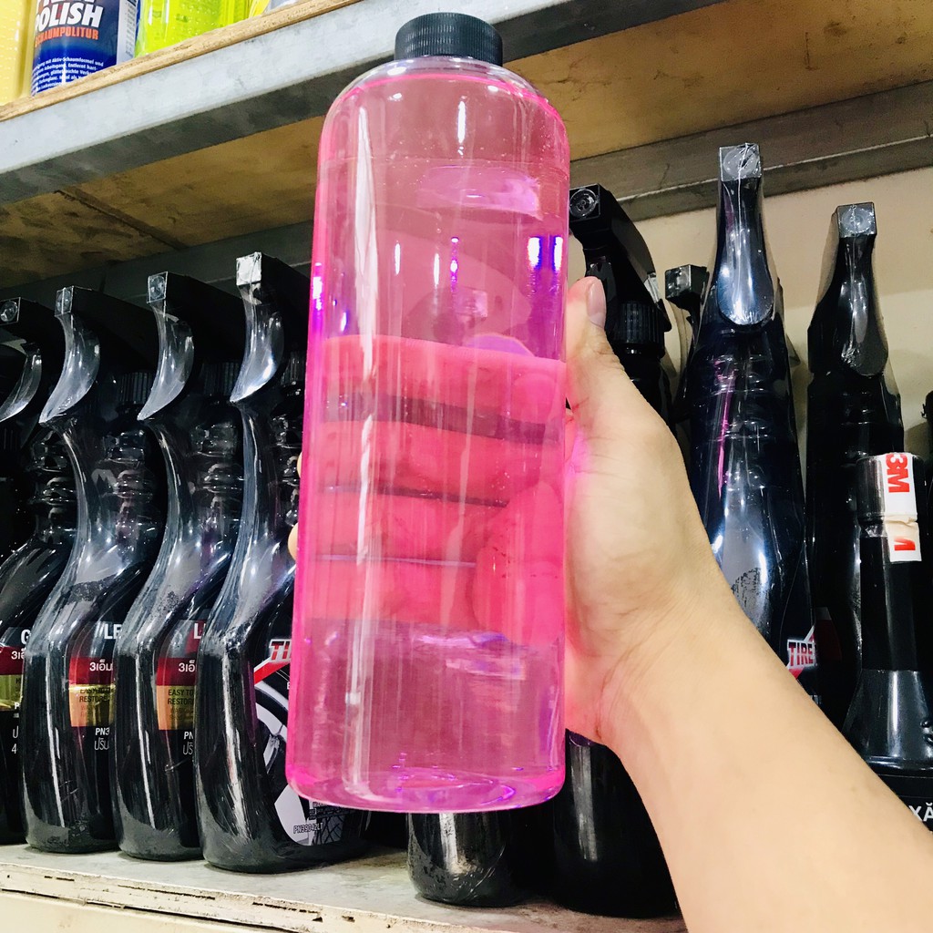 [Siêu Phẩm] Nước rửa xe Anh tắm em yêu - Em tắm anh yêu màu hồng, màu và hương hoa hồng quyến rũ, siêu bọt tuyết 1000ml