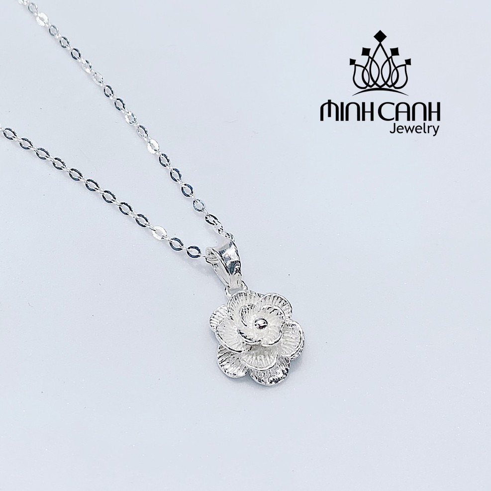 Dây Chuyền Bạc Hoa Hồng Rose - Minh Canh Jewelry