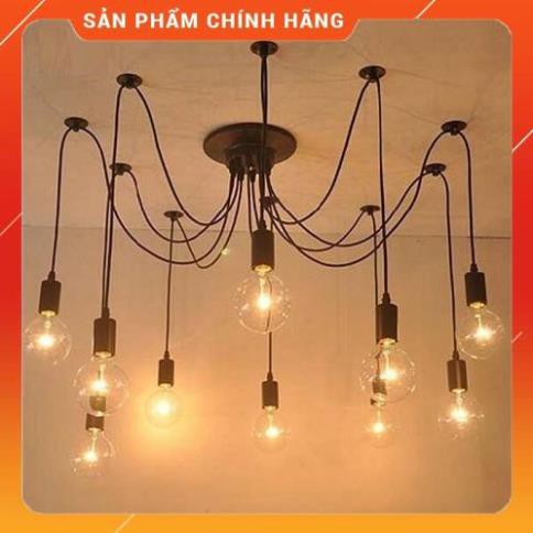 Đèn chùm, thả: Bộ đèn 8 đui /10 đui /15 đui treo trần trang trí quán cafe( chưa gồm bóng )