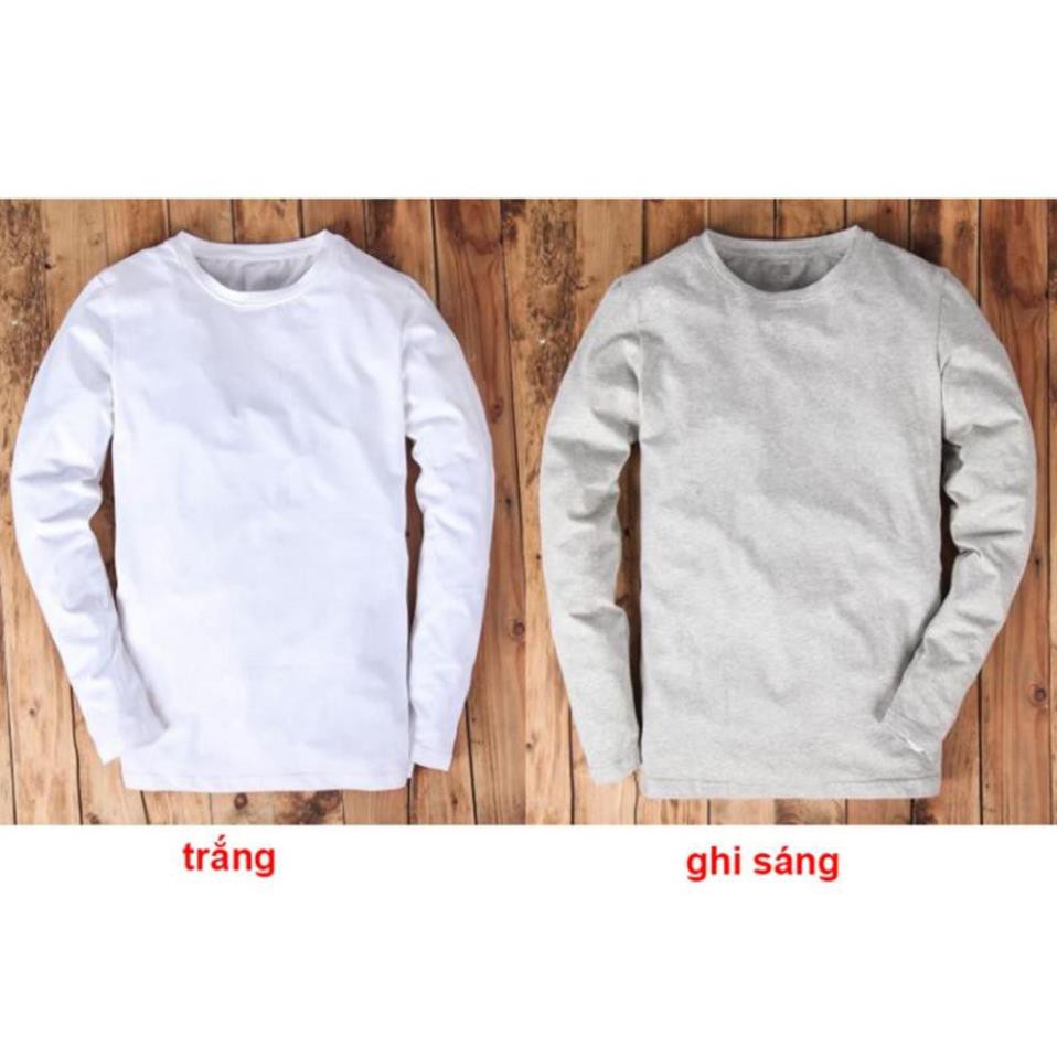 [Có Size Siêu to] Áo thun dài tay thu đông, cổ tròn, mềm mại, dễ chịu, thoáng mát | BigBuy360 - bigbuy360.vn
