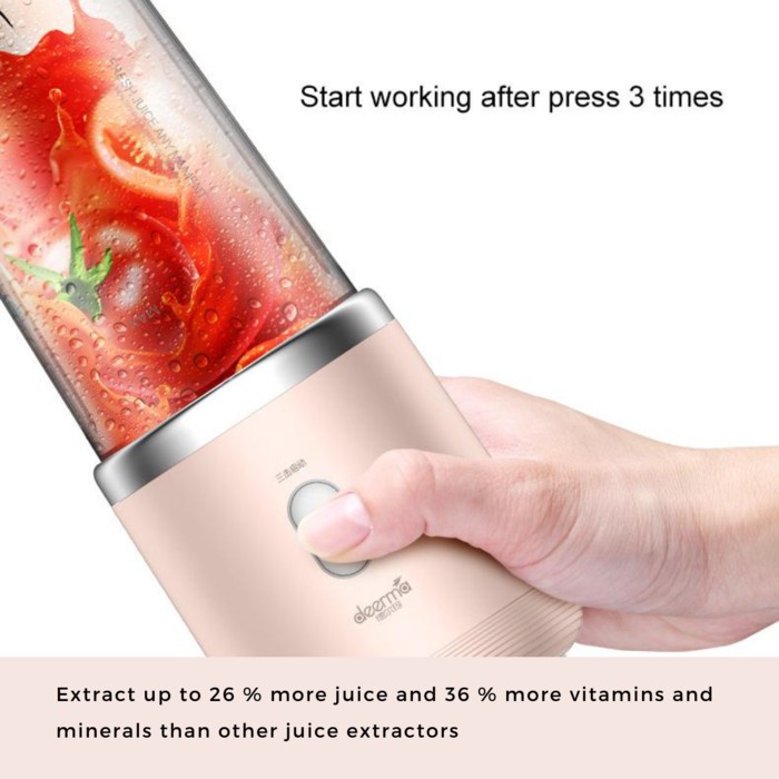 Máy xay sinh tố cầm tay không dây Xiaomi Deerma Mini Juice Blender