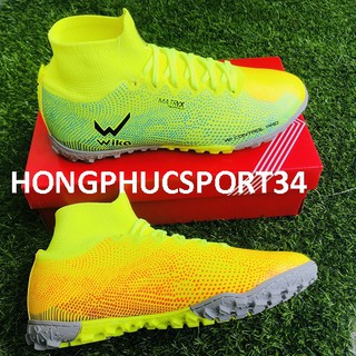 [CHÍNH HÃNG] Giày đá bóng nam WIKA SUPERSPEED xanh chuối