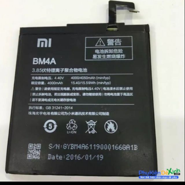Pin Thay Xịn Xiaomi Redmi Pro (BM4A) Zin - Bảo Hành 6 Tháng