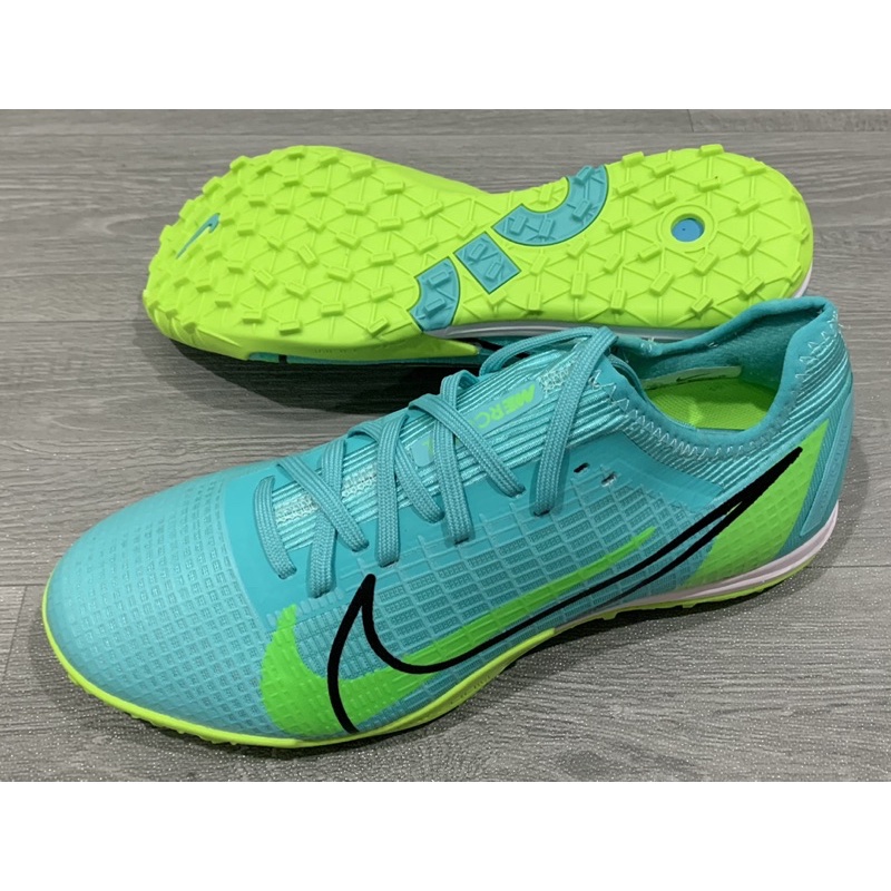 TẾT sale 12-12 Giày bóng đá sân nhân tạo MERCURIAL ZOOM VAPOR 14 PRO TF Xanh(tặng tất fullbox) 2021.