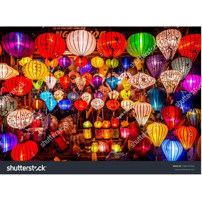 Tranh dán tường Việt Nam 3D HỘI AN thơ mộng, yên bình