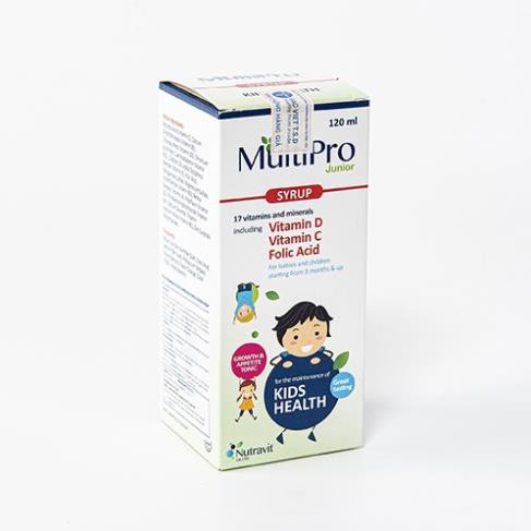 [GIÁ GỐC] Multipro Junior 120ml – Bổ sung 17 loại vitamin cho bé