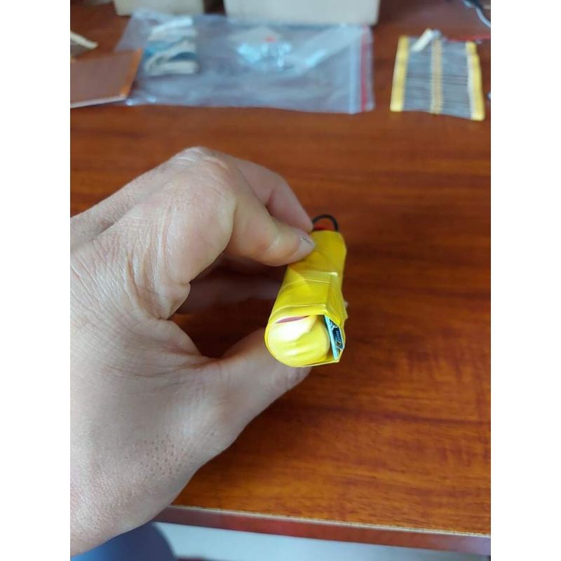 Pin đèn diều, pin, đã chế ổ sạc kèm dây sạc