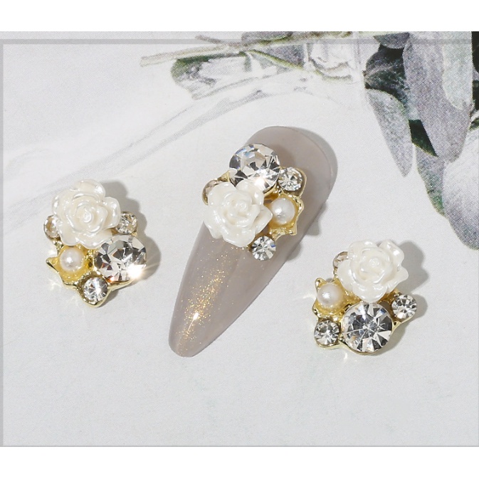 Charm trang trí nail mix nhiều mã