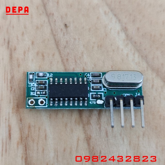 Module Thu RF 315Mhz, Không Kèm Antena, Chưa Giải Mã, Tương Thích Arduino, Raspberry Pi, Kích Thước Nhỏ