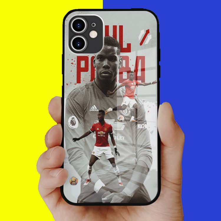 Ốp lưng kính GOGO Paul Pogba sút bóng Iphone 7 - Iphone 12 pro max OK-FOO20010214