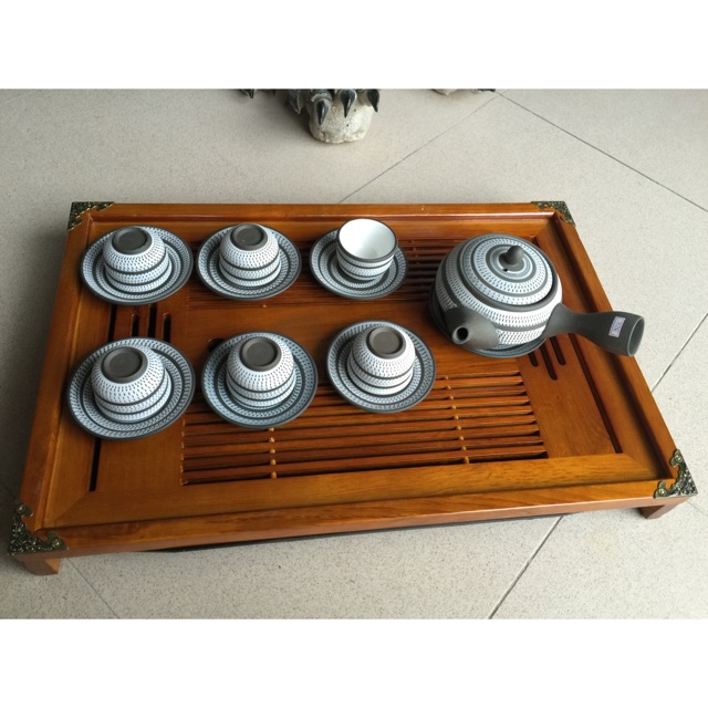 Bộ ấm chén Bát Tràng cao cấp 