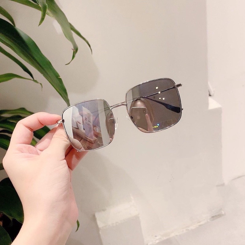 Kính râm chống Uv400, kính mát vuông tráng gương chống ánh sáng xanh, UV400 Jolie eyewear