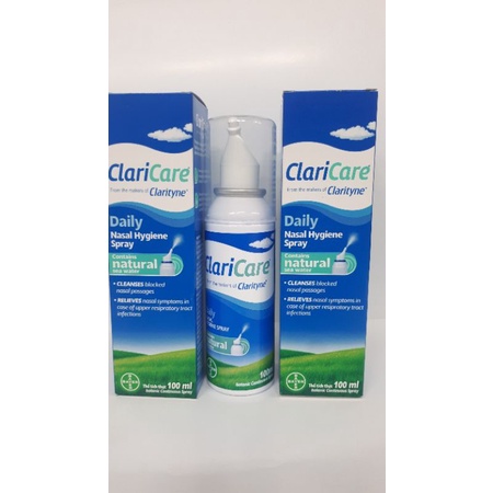 Xịt vệ sinh Mũi hàng ngày ClariCare: 100ml