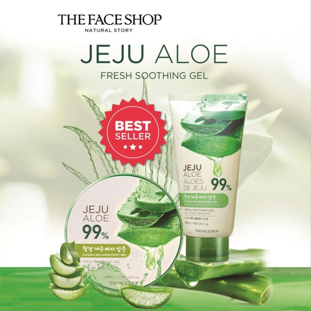 Gel dưỡng da đa năng TheFaceshop Jeju Aloe Fresh Soothing gel 300ml