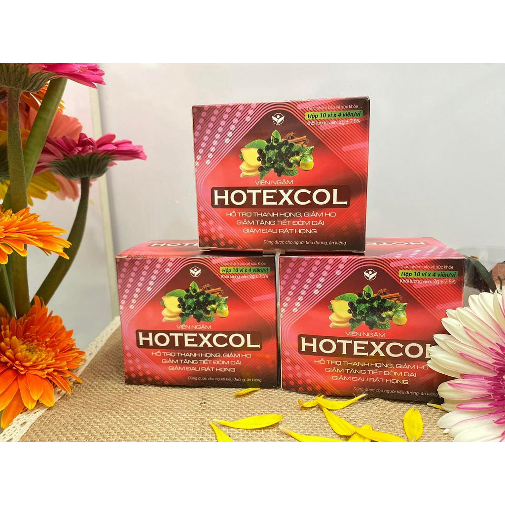 Kẹo HOTEXCOL hộp 10vĩ x 4 viên