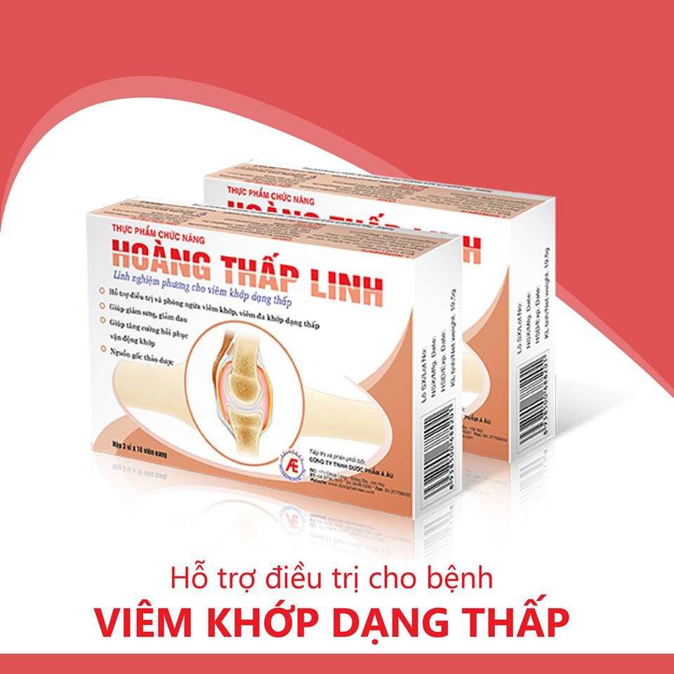 Hoàng Thấp Linh - Hỗ trợ điều trị và phòng ngừa viêm khớp, viêm đa khớp dạng thấp, thấp khớp