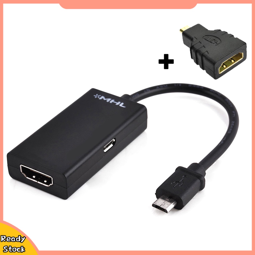 Đầu chuyển đổi từ cổng S2 MHL Micro USB sang 1080P HDMI cho Android Samsung Huawei