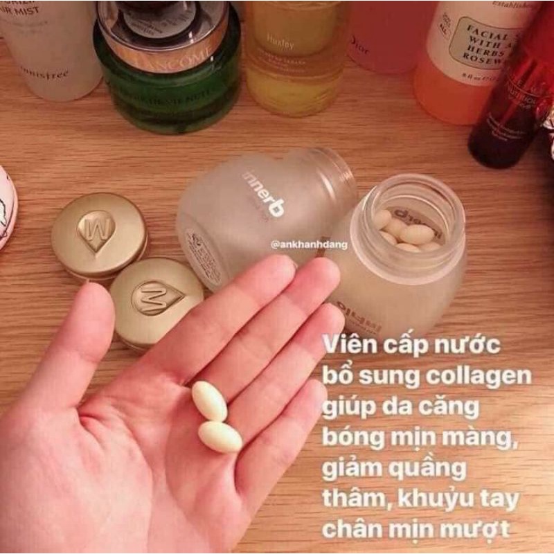 viên uống cấp nước inner Aqua rich 56viên Hàn Quốc
