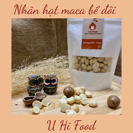 500gr nhân hạt maca sấy chín bể đôi. 100% Việt Nam