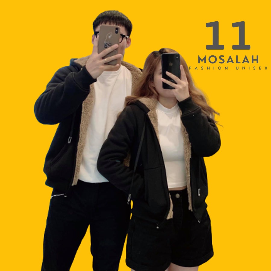 Áo khoác lót lông, áo hoodie lót lông cừu mũ liền nam nữ cao cấp .mo13 | BigBuy360 - bigbuy360.vn