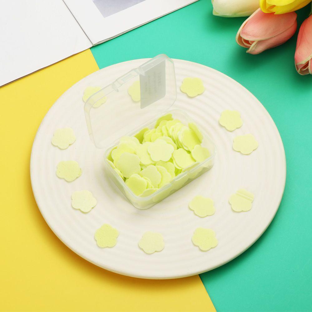 Xà Phòng Giấy Hình Cánh Hoa Dùng Một Lần Tiện Dụng Khi Tắm / Rửa Tay