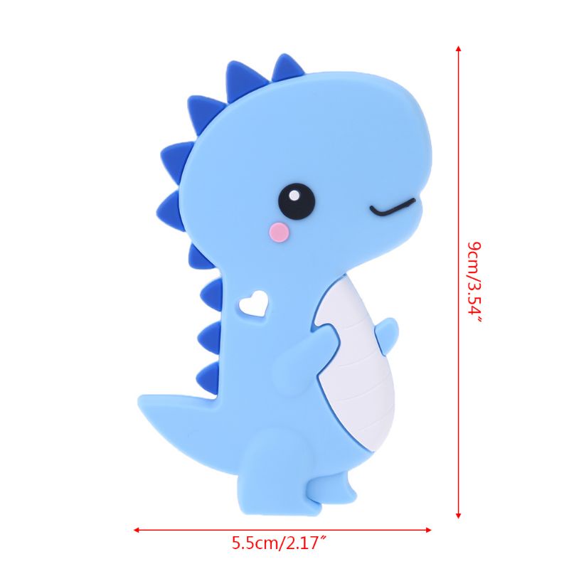 Đồ Chơi Ngậm Nướu Hình Khủng Long Bằng Silicone Dành Cho Trẻ Sơ Sinh