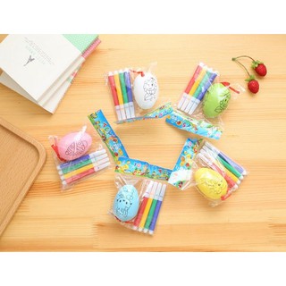 combo 5 trứng tô màu cho bé (quà 1.6 QT thiếu nhi , udon shop)