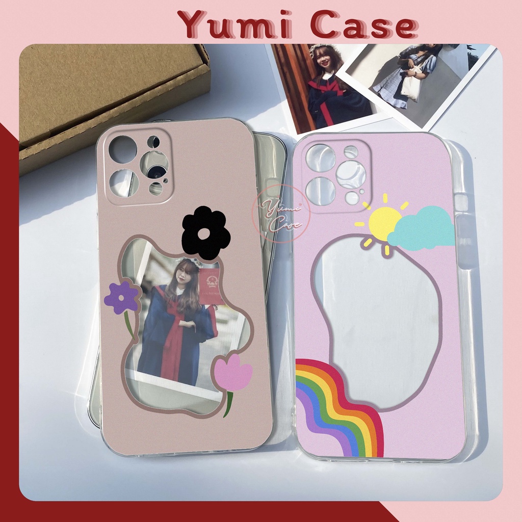 Ốp điện thoại cho Iphone Samsung Vsmart Oppo Huawei Xiaomi Vivo Nokia Realme Poco Redmi KHUNG MÀU PASTEL 1-2  Yumi Case