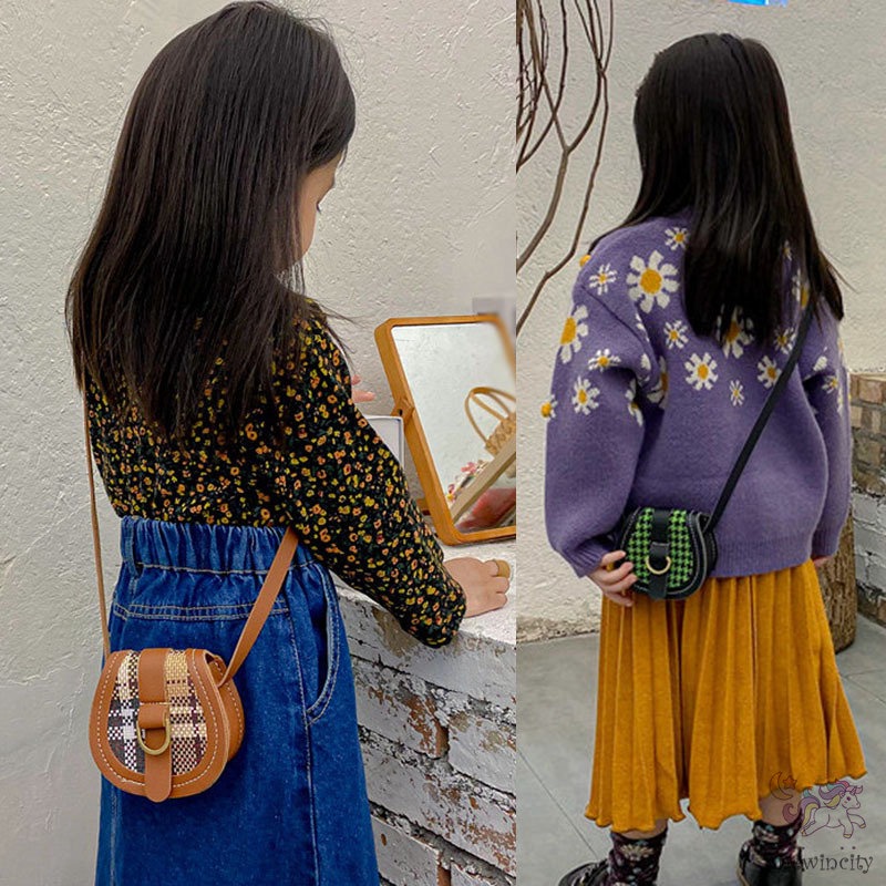 Túi Đeo Vai Thời Trang Retro Hàn Quốc Cho Bé Gái