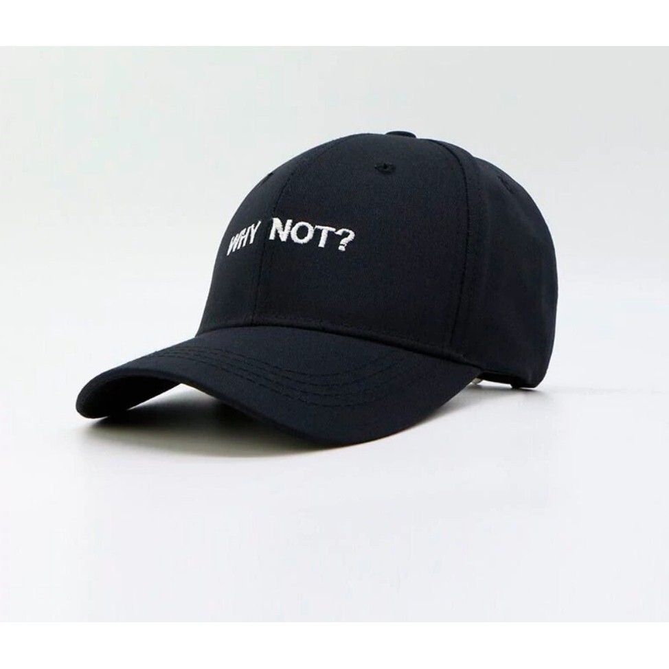 Nón kết thêu chữ WHY NOT phong cách Hàn Quốc - Mũ Lưỡi Trai MT181