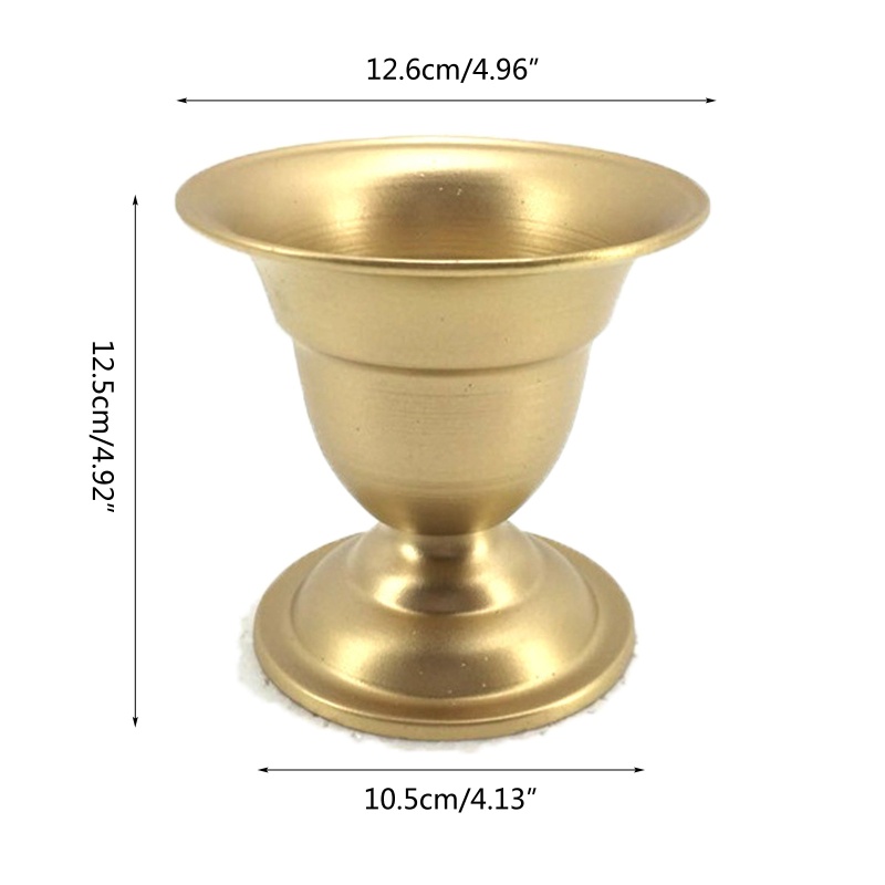 Chậu Hoa Bằng Kim Loại Phong Cách Vintage Dùng Trang Trí Nhà Cửa / Tiệc Cưới