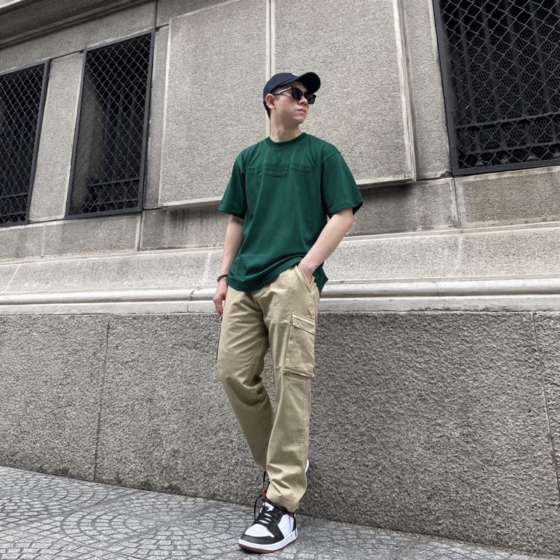 Quần Baggy Cargo - Beige