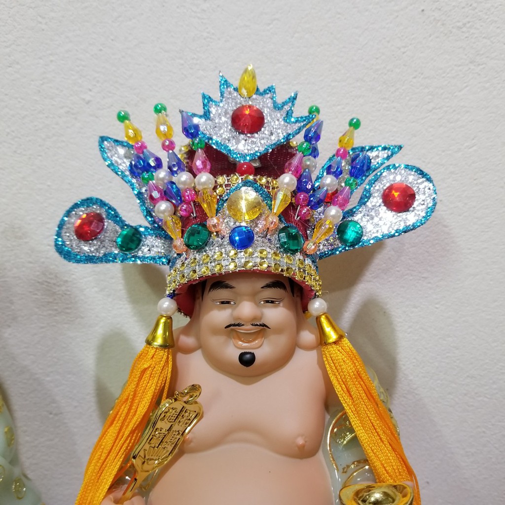 Nón Mão Tượng Ông Thần Tài / Thần Phát / Thần Tiền - Đỏ / Vàng / Xanh (đủ size)